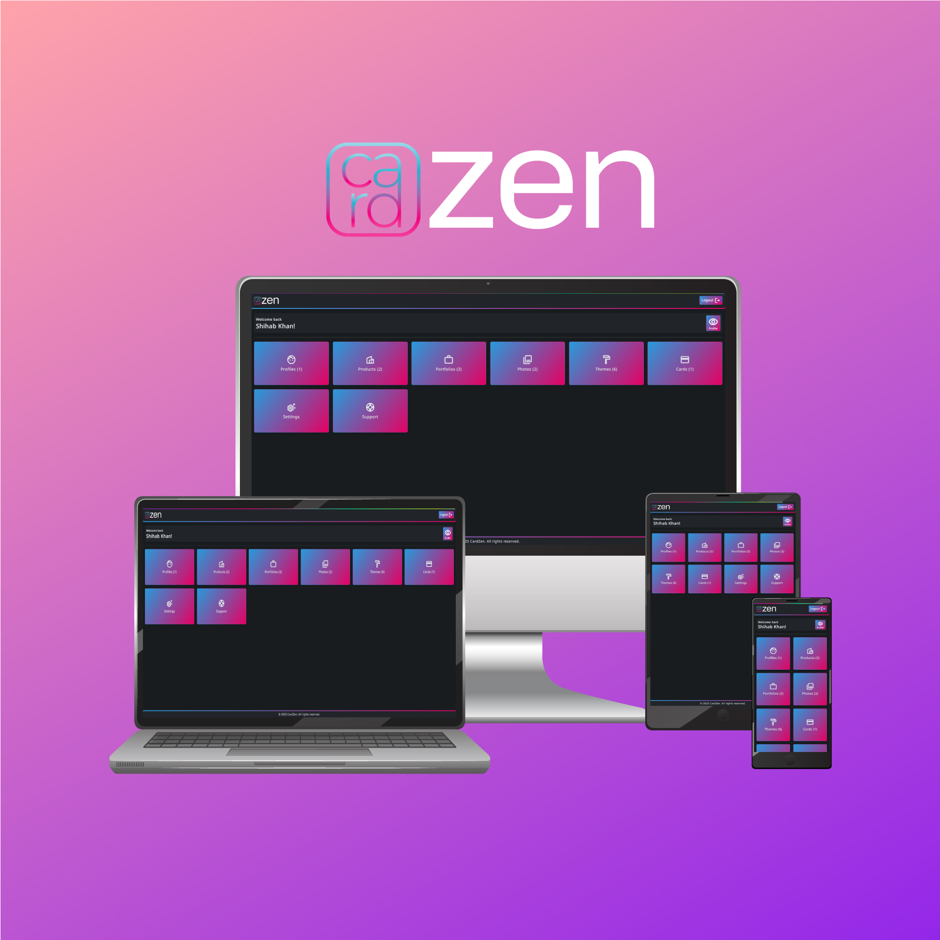 Portfolios 7 CardZen Portfolios